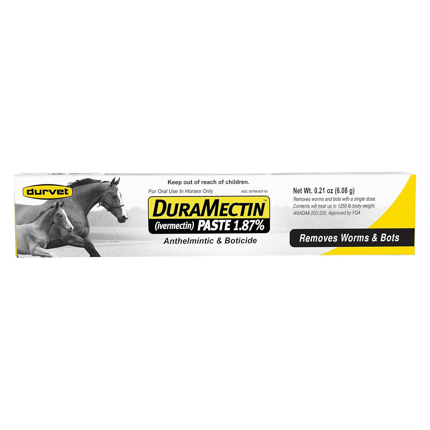 DuraMectin Paste Horse Wormer (1.87% Ivermectin)