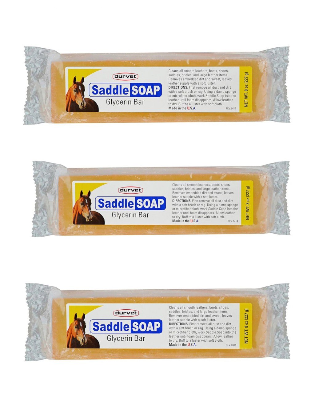 Durvet Saddle Glycerin Bar Horse Soap