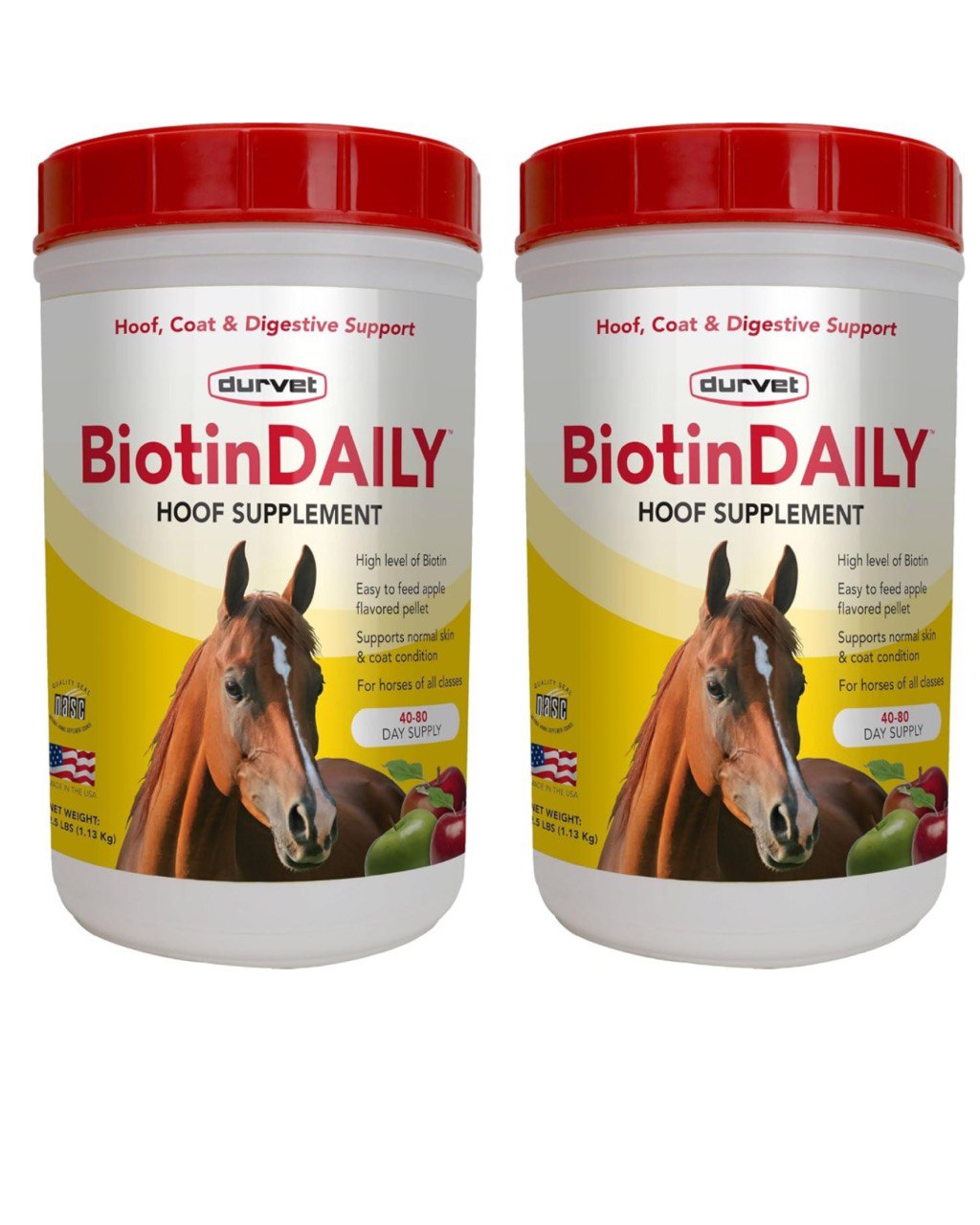 Durvet - Biotin Daily Horse Hoof Care, 2.5 lb