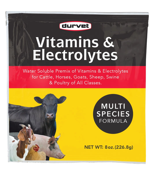 DURVET Vitamins & Electrolytes, 8 oz